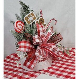 Christmas Table Centerpiece or Wall Hanging,‎ Farmhouse Christmas Gingerbread #2
